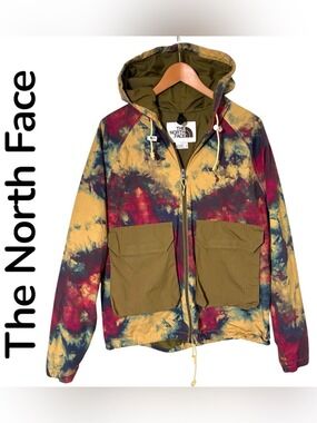 The North Face Class V Pathfinder Jacket Tie Dye Utility Hooded Men’s Med. EUC!